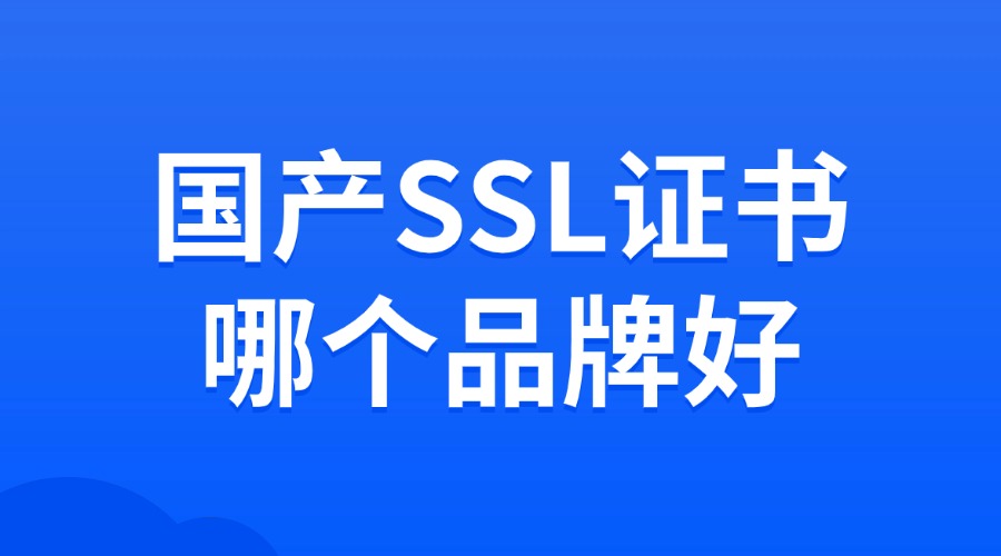 国产SSL证书