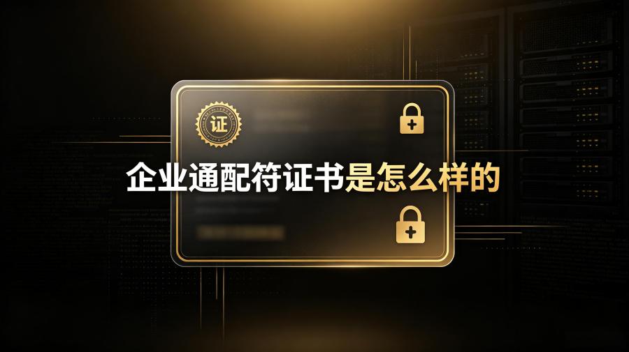 企业通配符证书