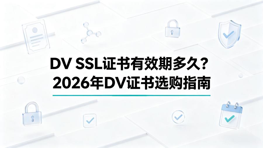 DV SSL证书有效期
