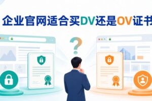 企业官网适合买DV还是OV证书