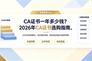 CA证书一年多少钱