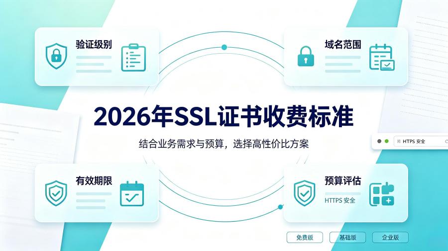 SSL证书收费标准