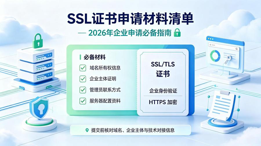 SSL证书申请材料